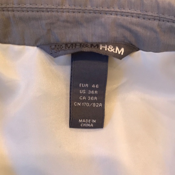 HM Gray Suit Jacket 36R - Picture 3 of 3